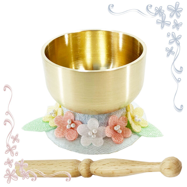 ペット仏具 お空の花おりん ペット供養 メモリアル ペット仏壇にも