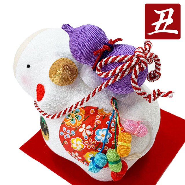 干支　丑年　牛　うし　ウシ　２０２１　令和３年　飾り　龍虎堂　リュウコドウ　日本