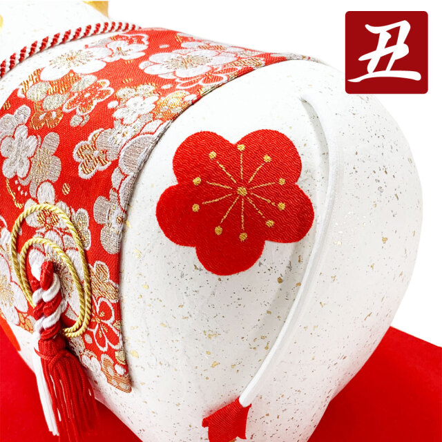 干支　丑年　牛　うし　ウシ　２０２１　令和３年　飾り　龍虎堂　リュウコドウ　日本