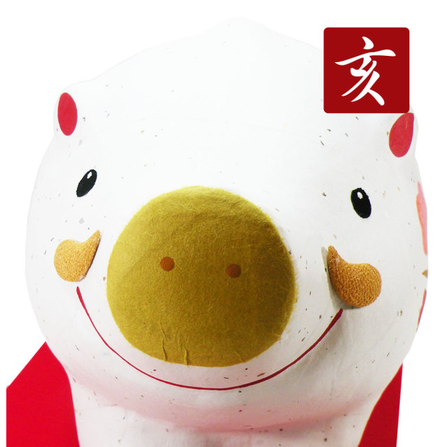 亥,いのしし,イノシシ,猪,干支,置物,ちりめん,お正月