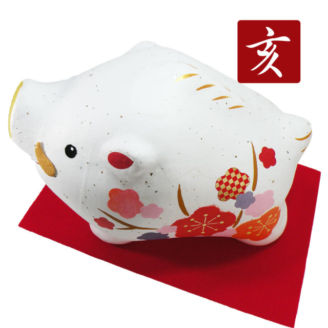 亥,いのしし,イノシシ,猪,干支,置物,ちりめん,お正月