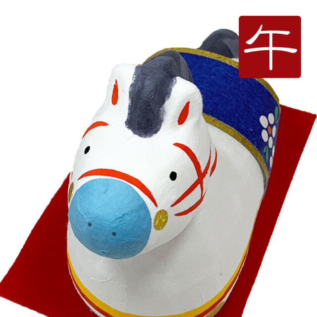 干支,置物,飾り,午,うま,馬,ウマ,2026,令和８年,リュウコドウ,龍虎堂,石川紙業　
