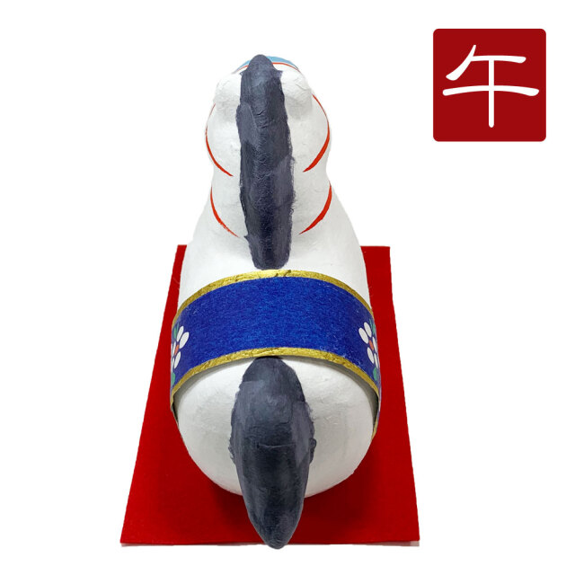 干支,置物,飾り,午,うま,馬,ウマ,2026,令和８年,リュウコドウ,龍虎堂,石川紙業　