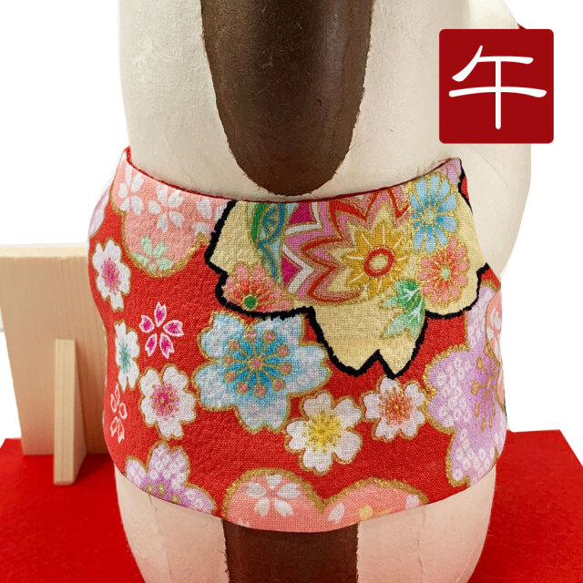干支,置物,飾り,午,うま,馬,ウマ,2026,令和８年,リュウコドウ,龍虎堂,石川紙業　
