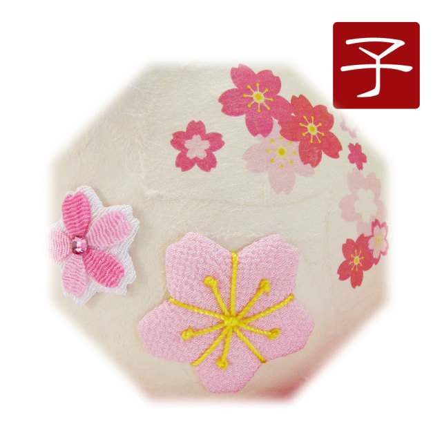 干支　子　ねずみ　鼠　ネズミ　２０２０　令和２年　正月飾り　リュウコドウ　和紙　可愛い 大きめ