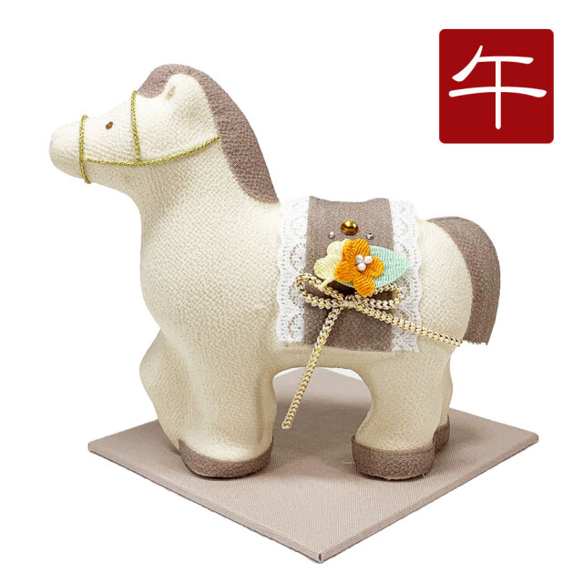 干支,置物,飾り,午,うま,馬,ウマ,2026,令和８年,リュウコドウ,龍虎堂,石川紙業　