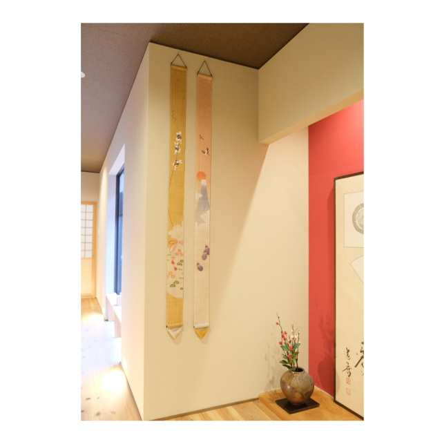 和雑貨と日本の道具のお店 とうび】細タペストリー「初夢」京都