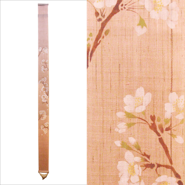 和雑貨と日本の道具のお店 とうび】洛柿庵の細タペストリー「桜