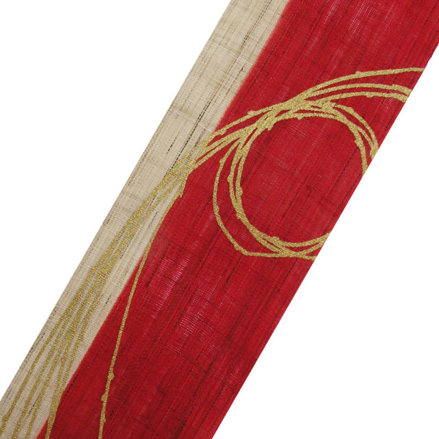 細タペストリー　迎春　　洛柿庵 モダンインテリア らくしあん 　代々長寿