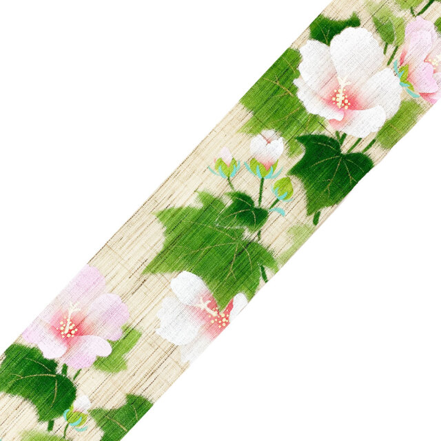 細タペストリー　　洛柿庵 モダンインテリア らくしあん　酔芙蓉